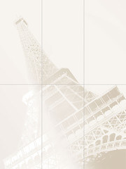 Tour Eiffel inzerto 6prvků 89,8x119,8