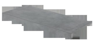 DCF84724 Extra tmavě šedá schodová tvarovka 39,8x79,8x1