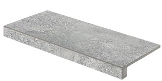 DCFSE667 Stones šedá schodová tvarovka 29,8x59,8x1