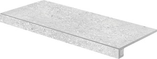 DCESE666 Stones sv. šedá schodová tvarovka 29,8x59,8x1