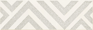 Dekor Burano bar white C 23,7x7,8